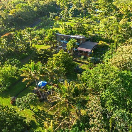 Jungle Haven Ocean Front Eco Villa On Fruit Farm パホア エクステリア 写真