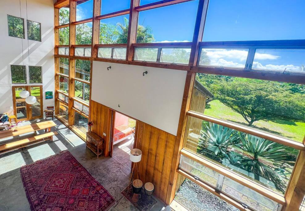 Jungle Haven Ocean Front Eco Villa On Fruit Farm パホア エクステリア 写真